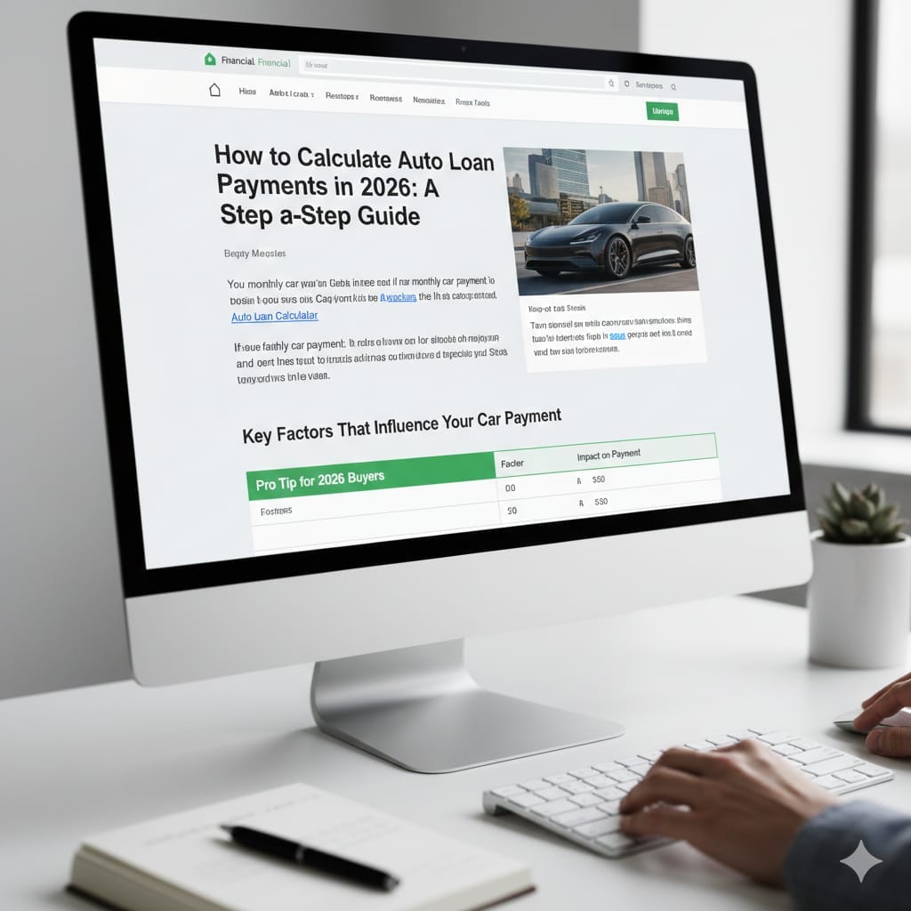 Auto Loan Calculator 2026