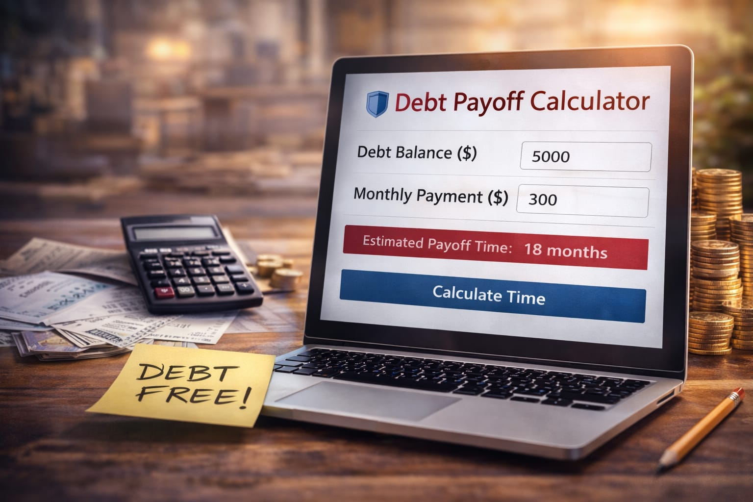 credit card payoff calculator USA pay off debt faster and save on interest