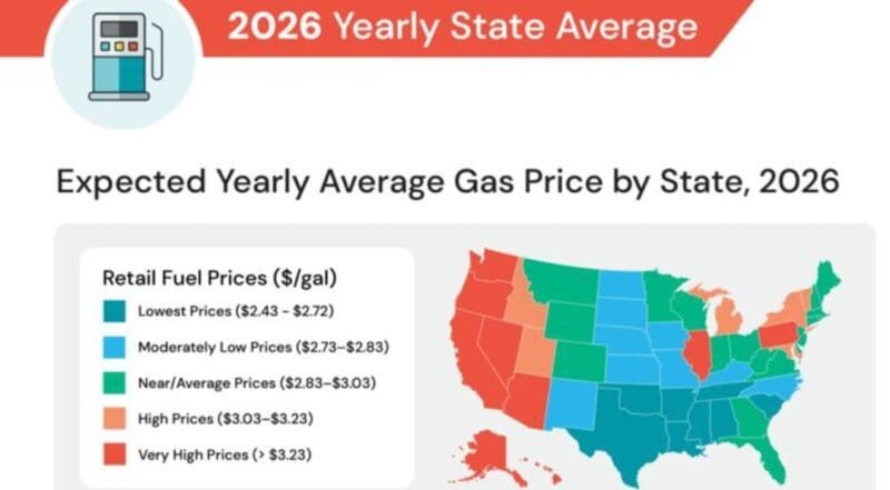 oil prices 2026 Iran conflict: American driver filling gas tank at station, worried about rising fuel costs affecting family budget