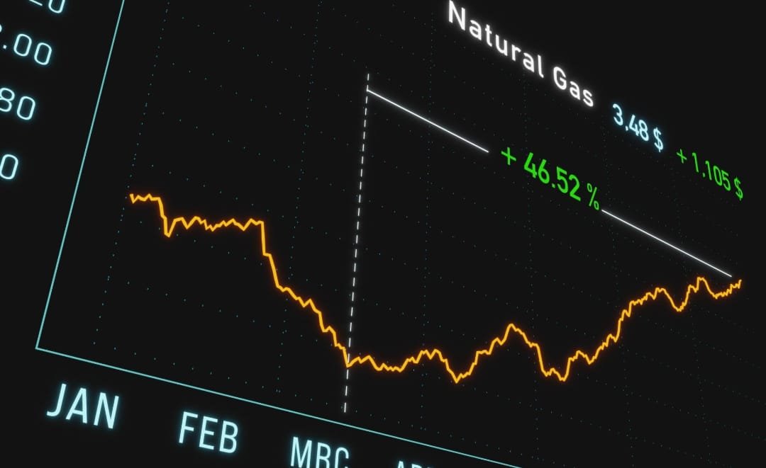 oil and gas prices 2026 usa, natural gas prices rising chart, american family adjusting thermostat worried about winter heating bills