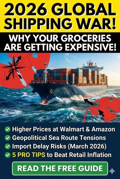 2026 shipping crisis us retail impact causing empty shelves and higher prices at Walmart and Amazon