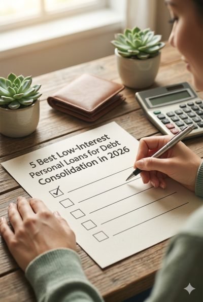 low interest personal loans 2026 comparison chart