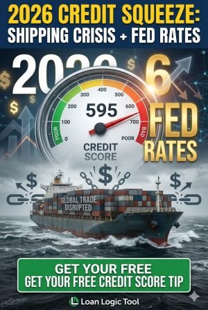 credit score 2026 forecast chart showing trends and risk factors
